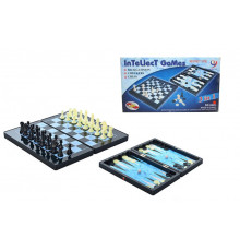 Настільна гра шахи, нарди, шашки 8899 магнітні