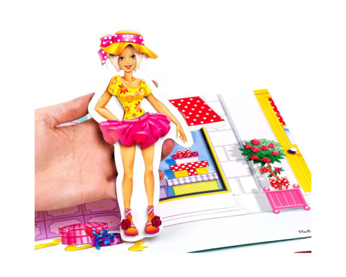 Магнітна гра Одягалка "Блондинка" Vladi Toys VT3204-30 Укр