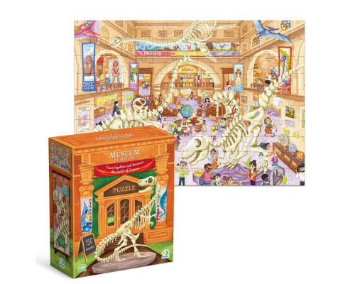 Дитячий віммельпазл "Музей Природи" 300639, 150 елементів