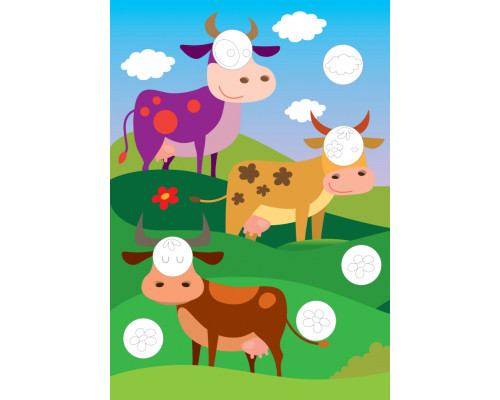 Развивающая большая книга "Ферма" 403624 с наклейками