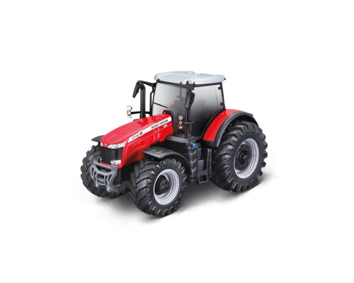Детская игрушка Трактор Massey Ferguson 8740S Bburago 18-31613, 10 см