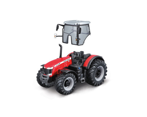 Детская игрушка Трактор Massey Ferguson 8740S Bburago 18-31613, 10 см