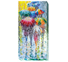 Набір для вишивання бісером "Веселі парасольки" AB-434 40х20 см