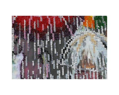 Набір для вишивання бісером "Веселі парасольки" AB-434 40х20 см