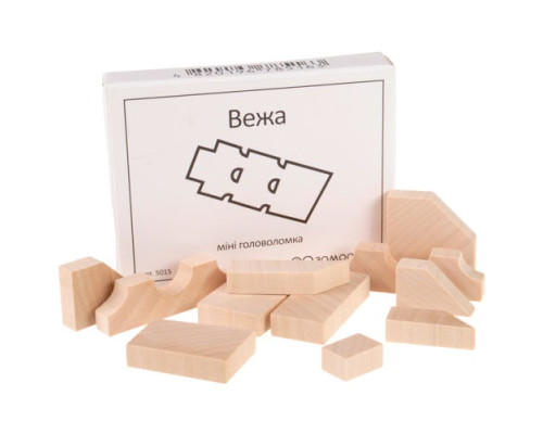 Міні головоломка Вежа Заморочка 5015G дерев'яна