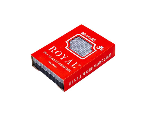 Карти гральні пластикові "OKROYAL" 95306, 54 карти Чорний