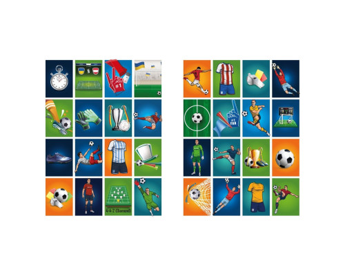 Розмальовка зі стікерами "Футбол" ©art_selena_ua CB32, 16 сторінок