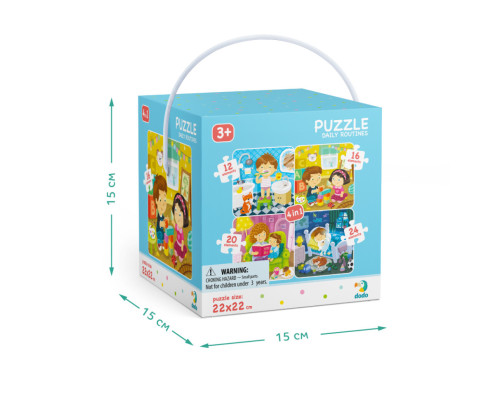 Детский пазл "Мой День" DoDo 300130, 4в1