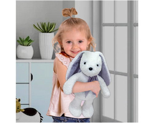 Іграшка м'яконабивна Зайченя МС 080501-18 сірий