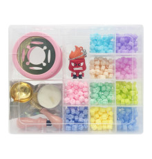 Набір для творчості "Сургучний штамп" C712-5-1, 10 кольорів