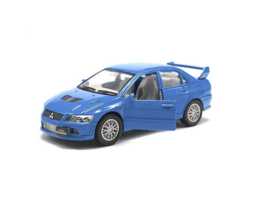 Колекційна машинка "Mitsubishi Evolution VII" KT5052W(Blue) масштаб 1:42