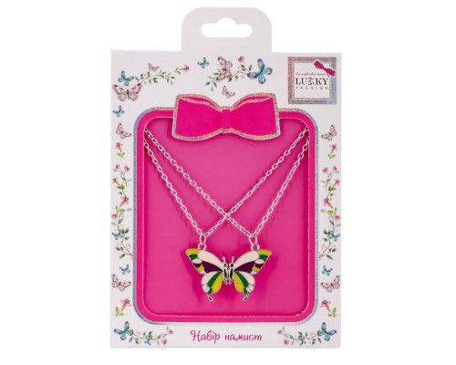 Комплект парного ожерелья Fashion BFF T24757 с магнитами