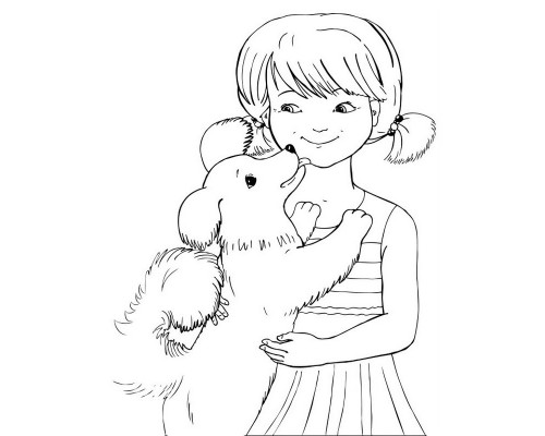 Велика книга розмальовок "Дівчатка та квіти" 1736026, 64 сторінки