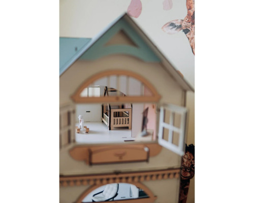 Детский деревянный домик для кукол Долли лофт TG300735729, 73х57х29 см
