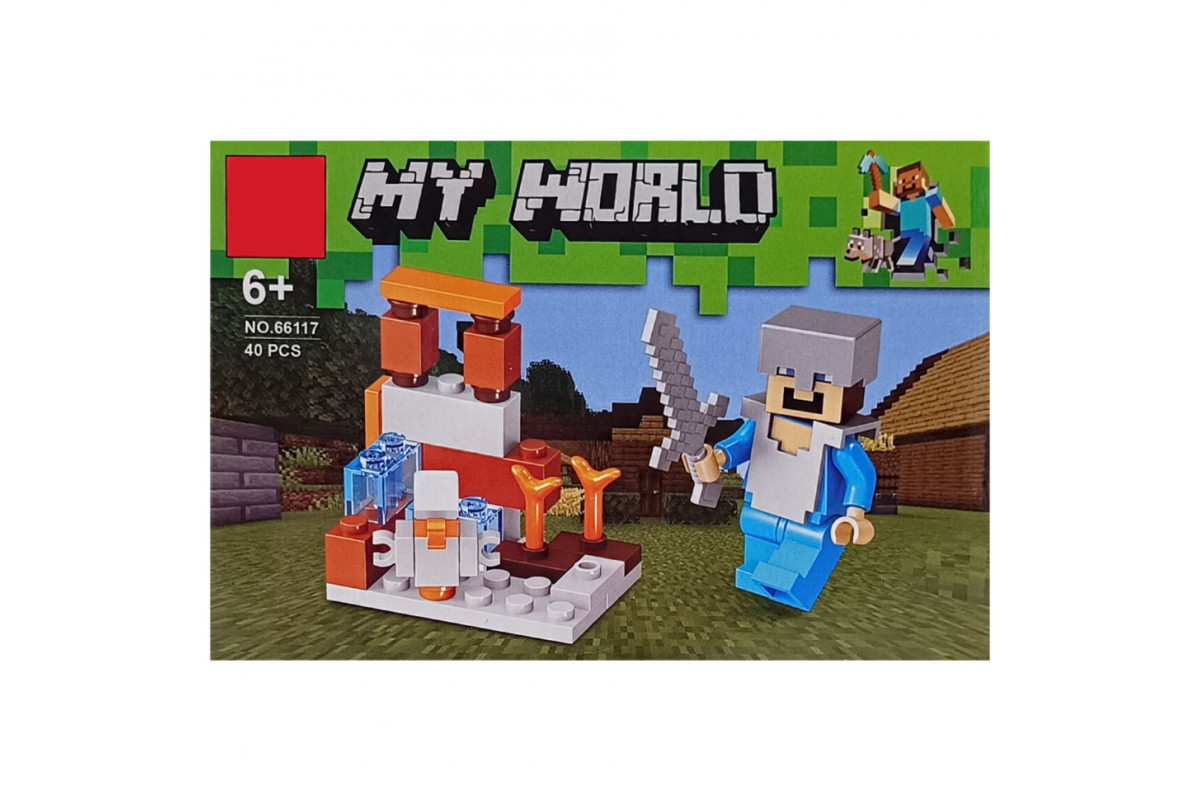 Конструктор дитячий "Minecraft" 66117-1, 39 деталей