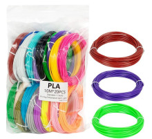 Набор пластика PLA для 3D-ручки PLA20 запаска 20 шт по 10 м