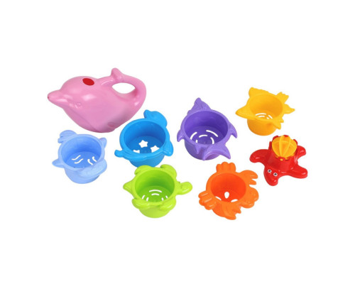 Детская игрушка для ванной "Пирамидка" ТехноК 7396TXK(Blue) Розовый