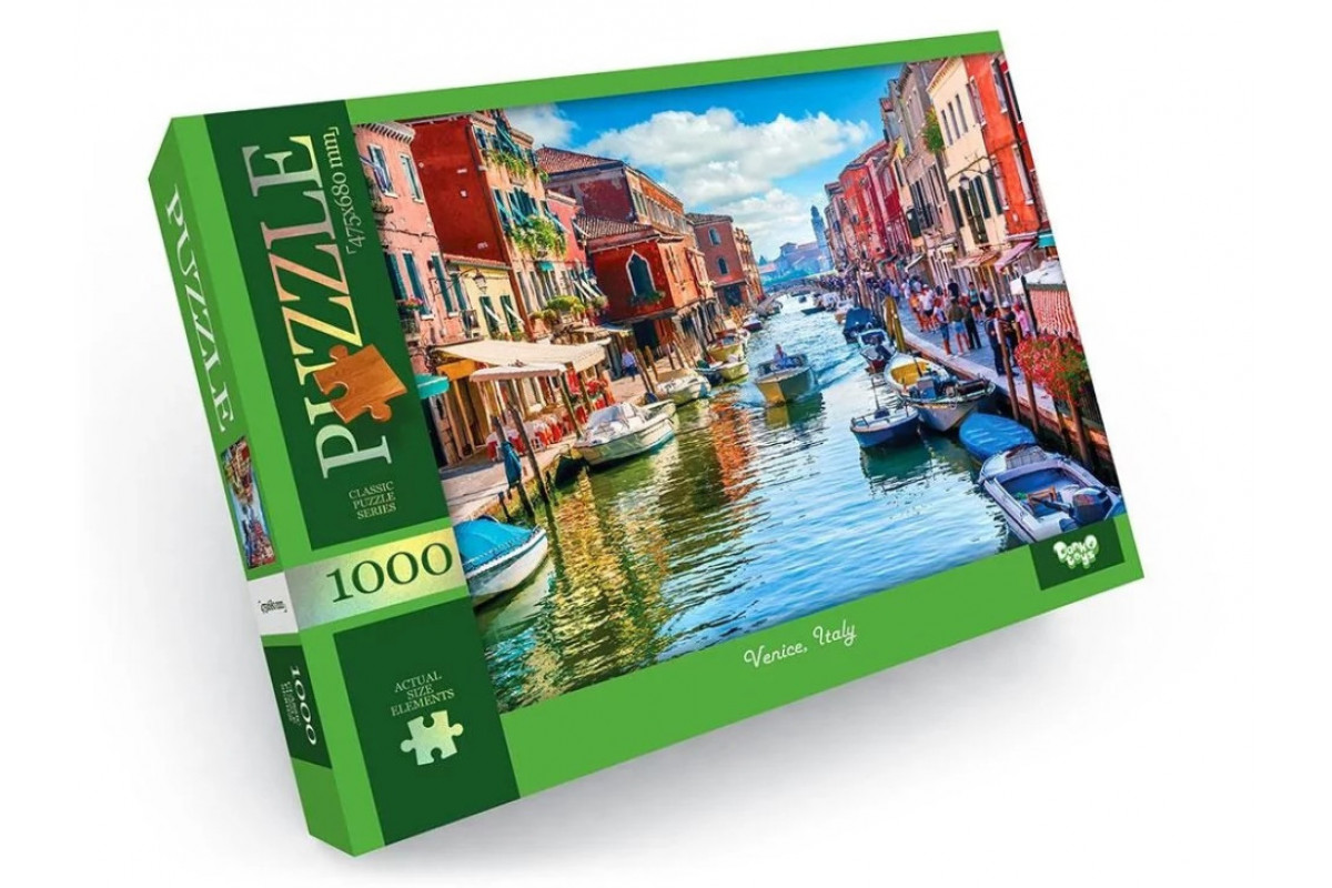 Пазл "Venice, Italy" Danko Toys C1000-12-05, 1000 ел.