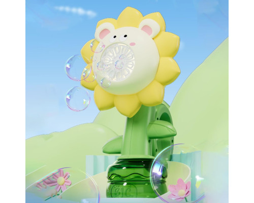Мыльные пузыри Flower Bubble Machine BJC-5A(Bear-Yellow) со светом