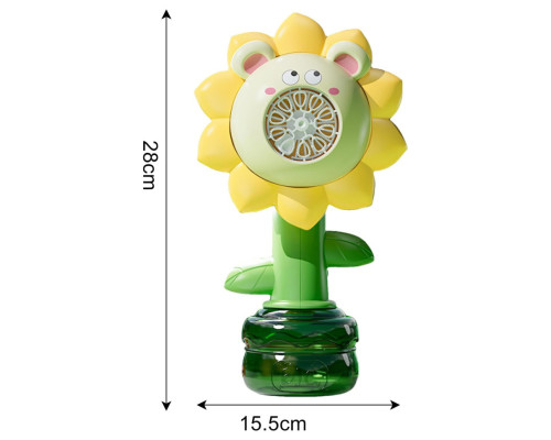 Мыльные пузыри Flower Bubble Machine BJC-5A(Bear-Yellow) со светом