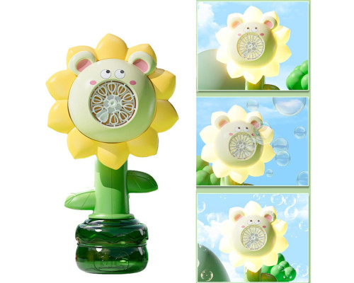 Мыльные пузыри Flower Bubble Machine BJC-5A(Bear-Yellow) со светом