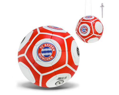 М'яч футбольний FC BAYERN MUNCHEN FP081 №5, PU 420 грам, 32 панелі, сітка+голка в комплекті