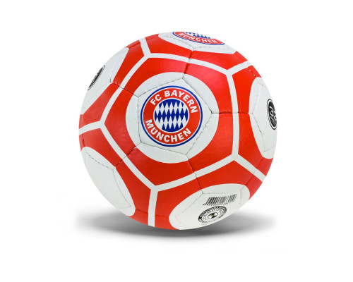 М'яч футбольний FC BAYERN MUNCHEN FP081 №5, PU 420 грам, 32 панелі, сітка+голка в комплекті