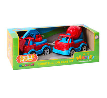 Игровой набор Бетономешалка и экскаватор "Mini Matiki" 002/14BMS(Red) подвижные элементы
