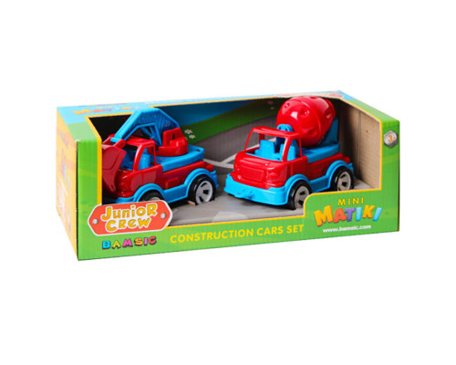 Игровой набор Бетономешалка и экскаватор "Mini Matiki" 002/14BMS(Red) подвижные элементы