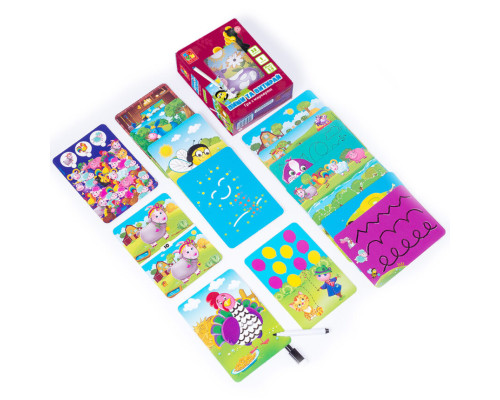 Настільна гра Пиши та витирай "Ферма" Vladi Toys  VT5010-19 укр