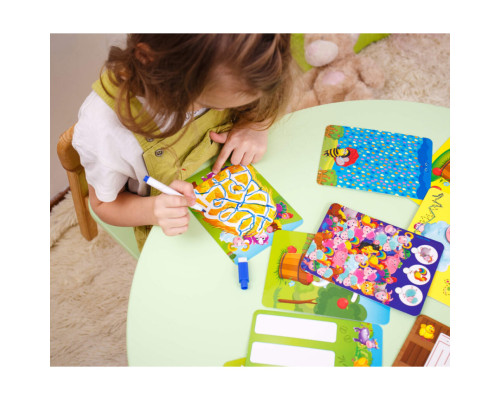 Настільна гра Пиши та витирай "Ферма" Vladi Toys  VT5010-19 укр