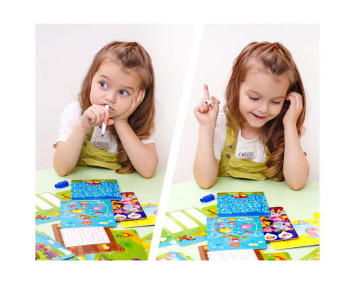 Настільна гра Пиши та витирай "Ферма" Vladi Toys  VT5010-19 укр