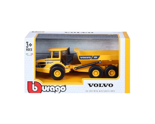 Автомодель "Самоскид Volvo A25G" Bburago 18-32085 серії Construction