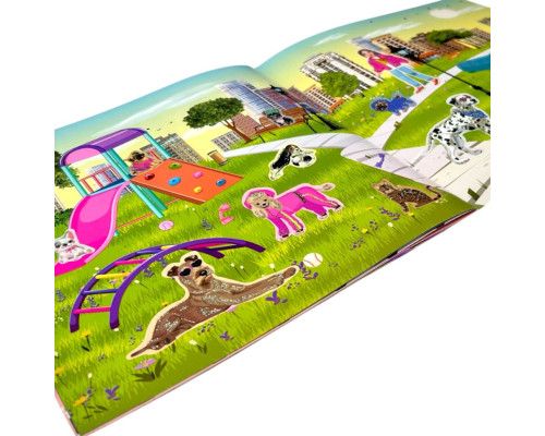 Дитяча книжечка з наклейками "Dogs & Cats" РМ-87-02