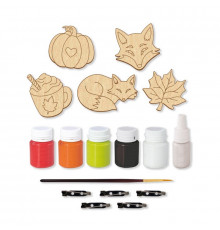 Набір заготовок для створення значків "Яскрава осінь" FDCKW-059
