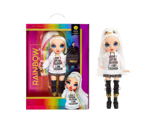 Лялька дитяча "Амая Реін" Rainbow High 582953 серії "Junior High"з аксесуарами