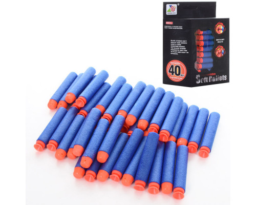 Мягкие пульки для бластеров ZC08, 40 шт в наборе