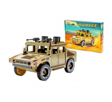 Деревянный 3D конструктор "Humvee" Puz-00927, 100 деталей Деревянный 3D конструктор "Humvee" Puz-00927, 100 деталей
