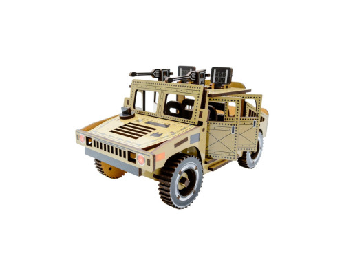 Дерев'яний 3D конструктор "Humvee" Puz-00927, 100 деталей