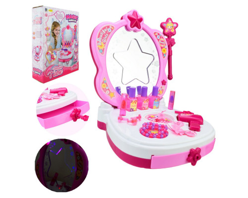 Дитячий туалетний столик 661-125 світло, звук, паличка, фен, гребінець