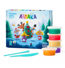 Дитячий меганабір пластиліну "Різдвяні свята" Lipaka 99001-UA01 самостійно твердіє