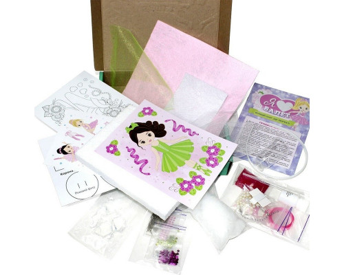 Большой набор для творчества "Я люблю балет" 10100542, 8 изделий своими руками