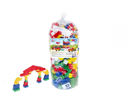 Конструктор з великими деталями №4 190 ел ТехноК 0526TXK