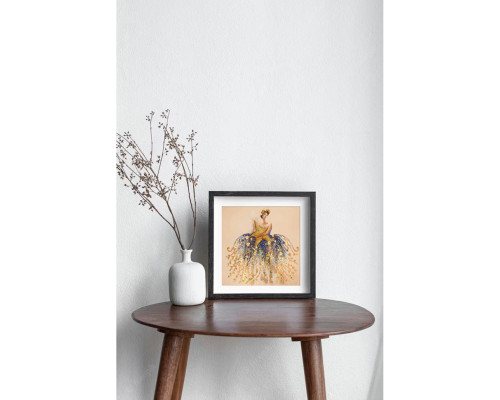 Набір-міді для вишивання бісером "Зоряний вальс" AMB-097 20х20 см