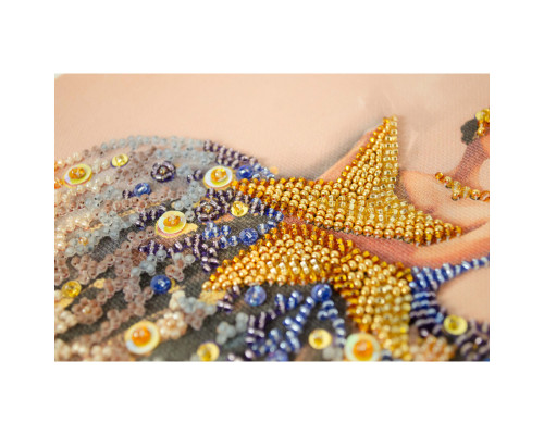 Набір-міді для вишивання бісером "Зоряний вальс" AMB-097 20х20 см