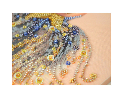 Набір-міді для вишивання бісером "Зоряний вальс" AMB-097 20х20 см