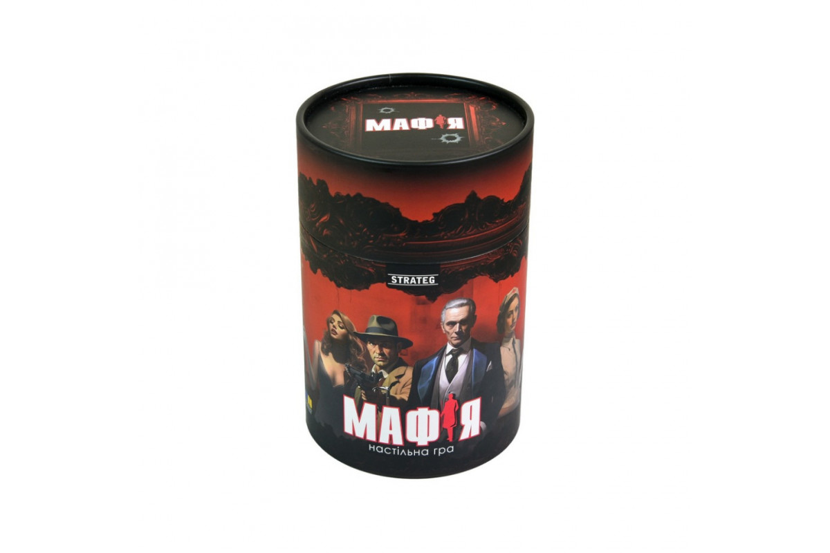 Настільна гра "Мафія" 30698 картки 24 штук, маски 12 штук