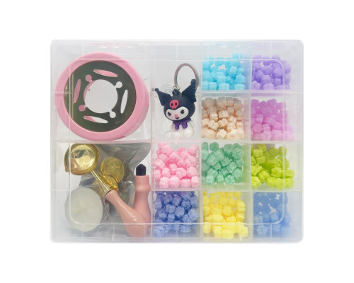 Набір для творчості "Сургучний штамп" C712-5-2, 10 кольорів