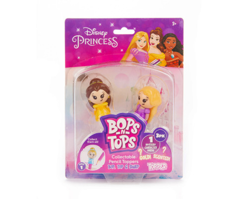 Набор коллекционных фигурок-топеров Принцессы Дисней Sambro DSP20-3980-KV-FO серии "Bop n Tops"
