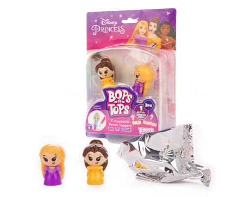 Набор коллекционных фигурок-топеров Принцессы Дисней Sambro DSP20-3980-KV-FO серии "Bop n Tops"